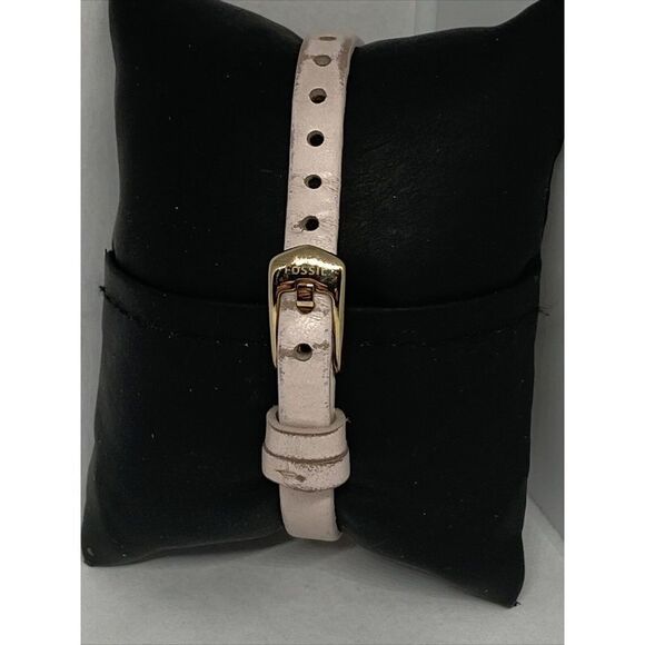 Fossil Q FTW5023 Womens Annette Pink Leather Analog Dial Hybrid Smartwatch CM631 - Picture 6 of 12